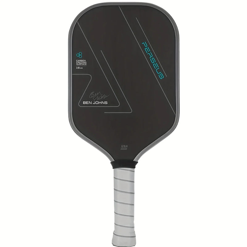 BEN JOHNS T700 Carbon Fiber Pickleball Paddle Carbon Friction Surface 16mm Polymer Honeycomb Core Enhanced Power&Spin&Control